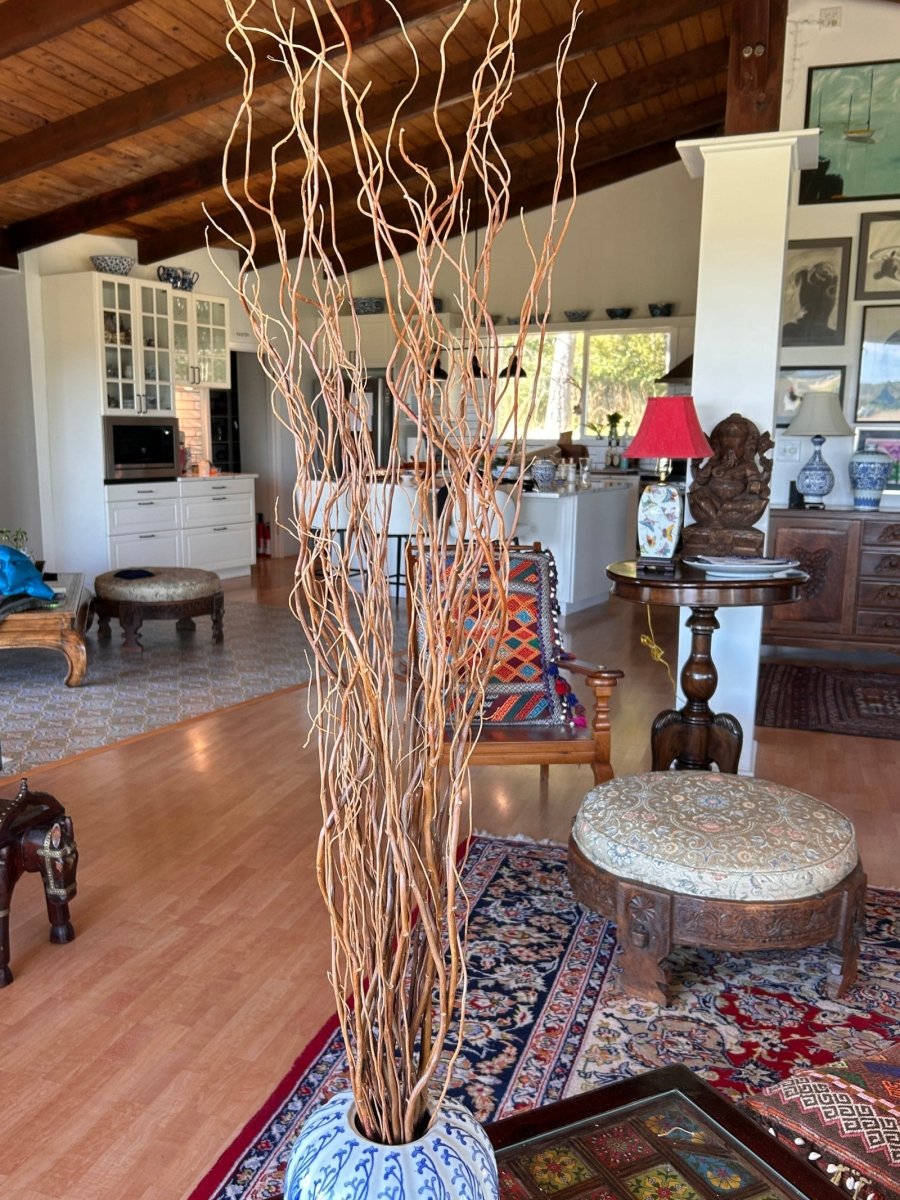 Golden Corkscrew Decorative Willow 20 Piece Arrangement - Dingdong's Garden