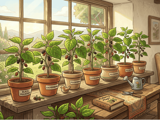 Growing Mulberry Trees in Pots Indoors - Dingdong's Garden