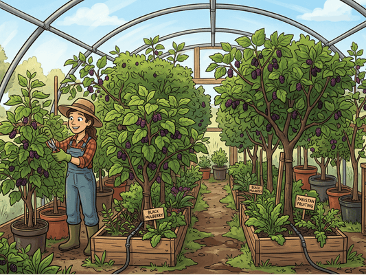 Mulberry Harvest Week 1 - Dingdong's Garden