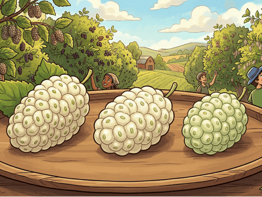 Top Three White Mulberries - Dingdong's Garden