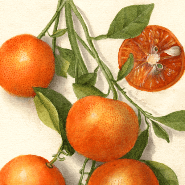 Calamondian Orange 4x6 Decorative Card - Dingdong's Garden