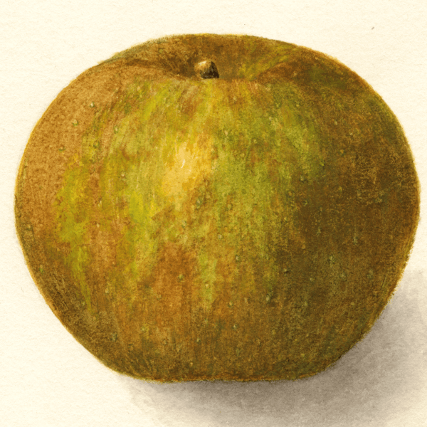 Roxbury Russet Apple 4x6 Decorative Card - Dingdong's Garden